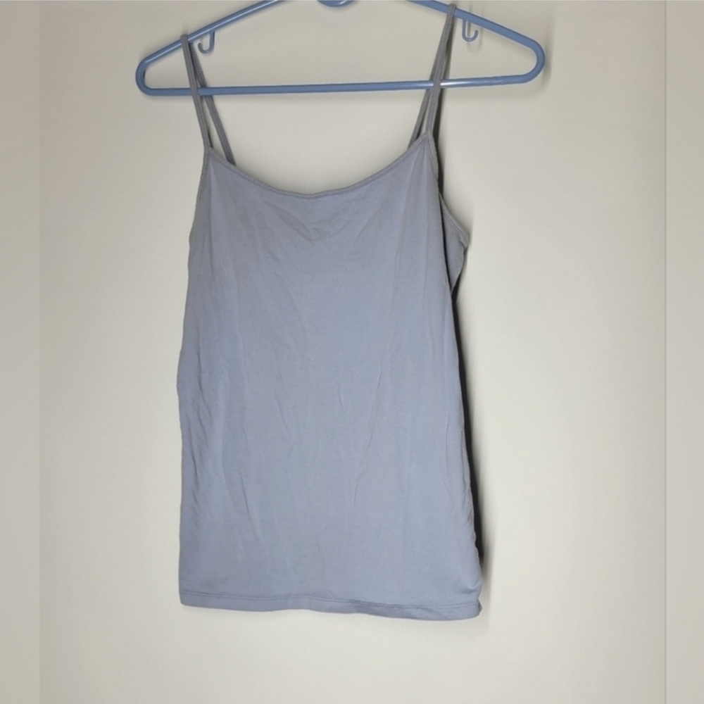 Bundle of 2 Time and Tru Fitted Blue and Green Camisoles